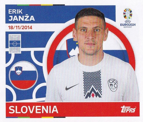 Adesivo topps uefa euro - adesivo,