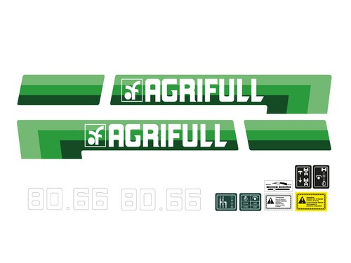 Kit adesivi trattore agrifull - kit,