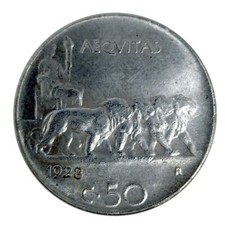 Moneta copia Italia 50