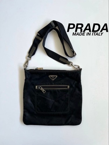 Borsa tracolla prada tessuto - a,