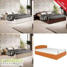 Letto francese TROPEA 140x190 cm camera stile moderno design con box contenitore