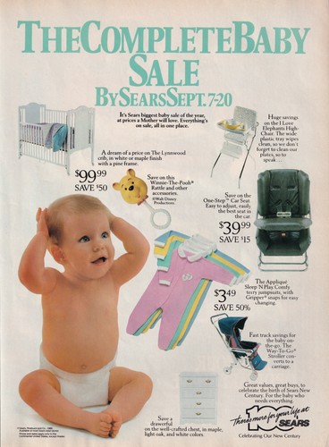 Sears vendita completa bambino