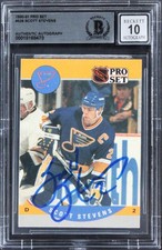 Blues Scott Stevens Firmato