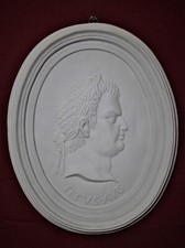 CHALK CAST BAS-RELIEF