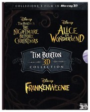 TIM BURTON 3D Collection BOX 6 Blu Ray ::: COME NUOVO ::: Walt DISNEY