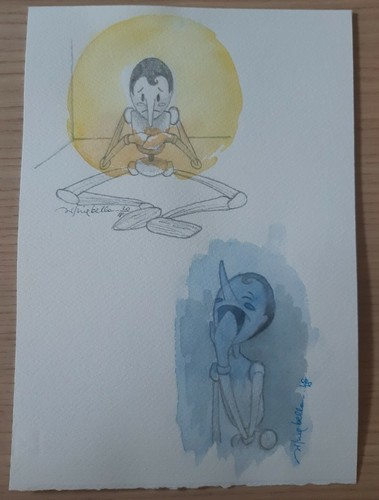Pinocchio disegno originale - pinocchio,,