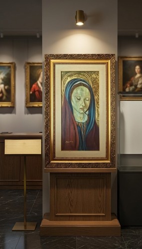 Dipinto madonna dolorosa - madonna,
