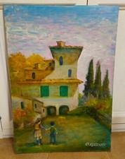Lot Oil Paintings On Panel By