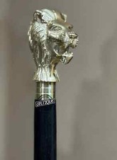 Canne da passeggio eleganti vittoriane manico leone unisex bastoni fantasia per uomo e donna