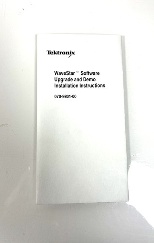 Tektronix wavestar software - tektronix,