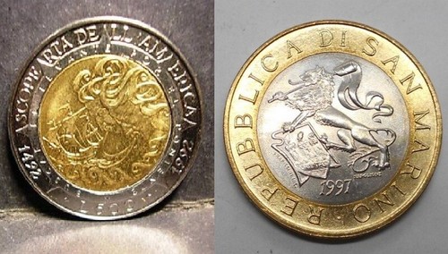 San marino 500 - san, lire
