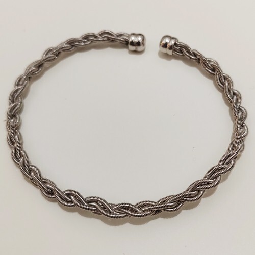 Bracciale rigido uomo funetta - rigido,