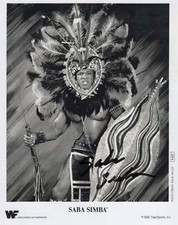 Saba Simba Tony Atlas foto 8x10 firmata autografata WWF