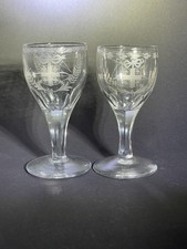 1 v. 2 calici, con croce di Gerusalemme, frecce e arco, E.XVIII secolo/inizio XIX secolo