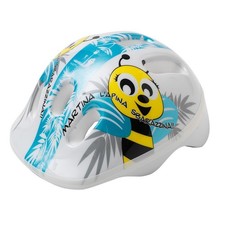 Casco bimba MVTEK HAPPY JUNGLE MARTINA taglia XS 44/48cm azzurro