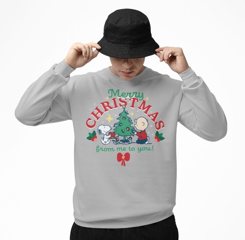 Felpa classica peanuts xmas - classica,