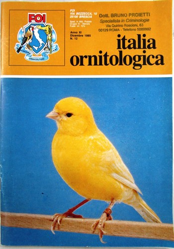 1226 rivista ornitologia - x,