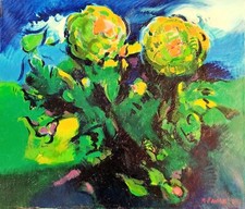 Pavan Adriano olio su tela cm. 60x70 no Magnolato Borsato Barbaro Gianquinto