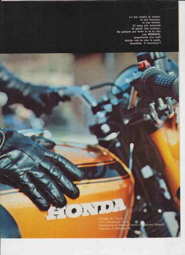 Advertising pubblicità moto - pubblicità,