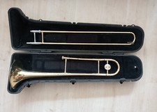 Trombone tenore Bb Bach,made in USA, custodia rigida nera Selmer/Bach