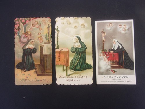 Santino holy card santa - card,