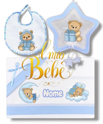 Schema punto croce orsetti - schema,