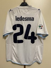 Maglia Lazio Ledesma 2009/10 Centenario 110 Puma Coppa Italia Coccarda Champion