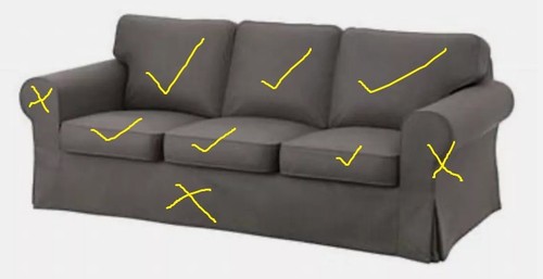 Copridivano ikea ektorp usato - copridivano,