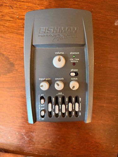 Fishman pro platinum preamp - eq,