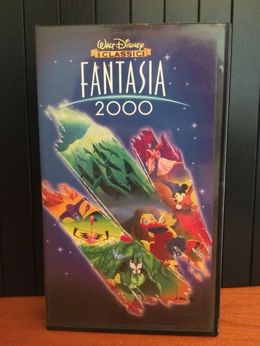 Vhs fantasia 2000 disney - vhs,