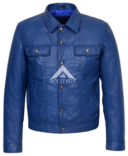 Giacca camionista uomo blu