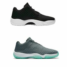 Scarpe da ginnastica originali Nike Air Jordan Future tessili basse nero grigio bianco smeraldo