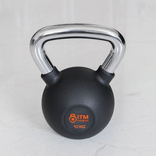 Kettlebell in gomma nera pesi