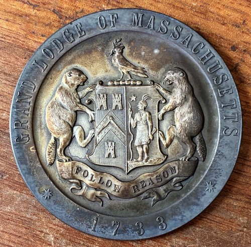 Medaglia massonica argento