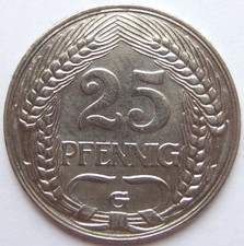 Moneta Reich Tedesco 25