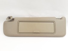 JAGUAR XJ6 XJ12 XJ40 DOESKIN PASSENGER LEFT SUNVISOR WITH MIRROR NON ILLUMINUM 