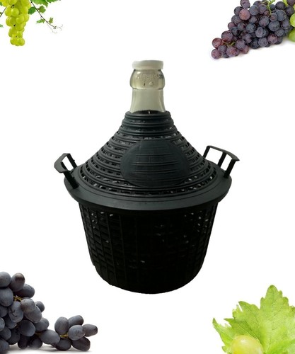 Damigiana litri con - damigiana, cesto