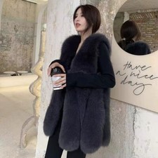 Nuovo gilet pelliccia donna