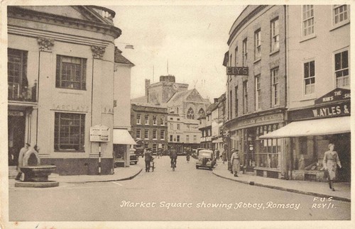 Market square showing abbey - square,