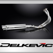 Silenziatore tondo inox scarico completo 2-1 350mm Kawasaki Z650RS Z650 RS 2022-23