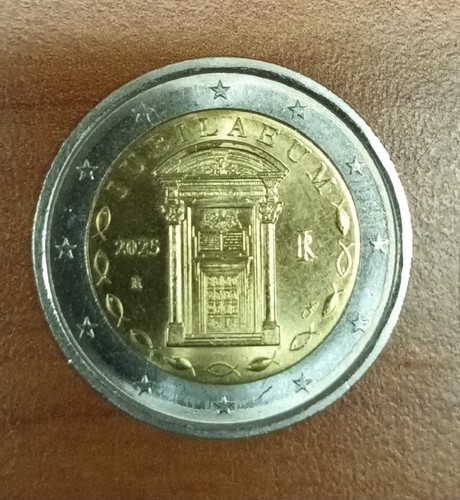 Moneta euro giubileo - moneta,