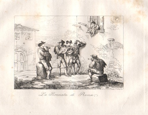 Serenata roma 1840 - la,
