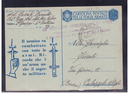 Timbro posta militare ww2 - timbro,