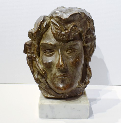 Terracotta volto uomo - , di