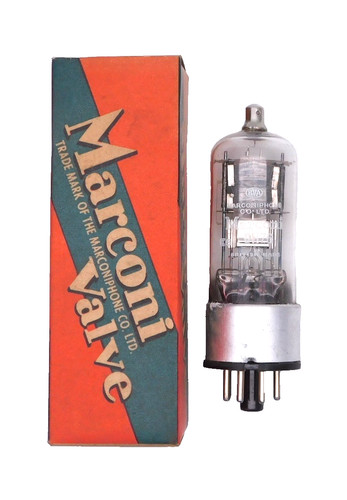 Marconi dh76 12q7gt - marconi, tubo
