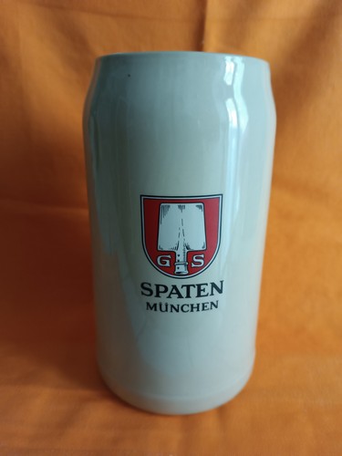 Boccale birra ceramica spaten - ceramica,