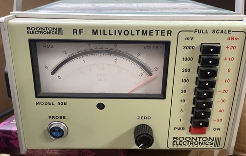 Bonton 92b millivoltmetro - rf,