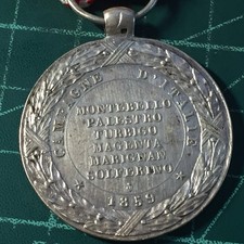 FRANCIA - ITALIA  MEDAGLIA  NAPOLEONE III CAMPAGNA D'ITALIA 1859 ARGENTO 