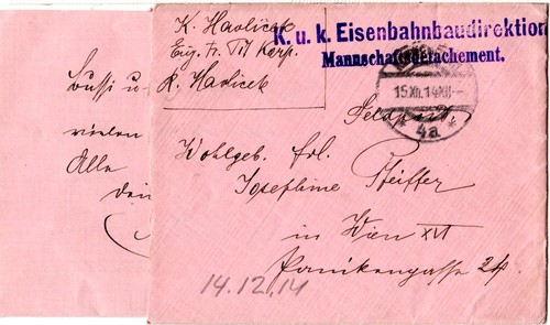 Austria 1914 ferrovia - 1914,,