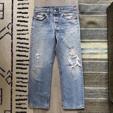 Levi's 501 vintage made in USA invecchiato sbiadito 32x30